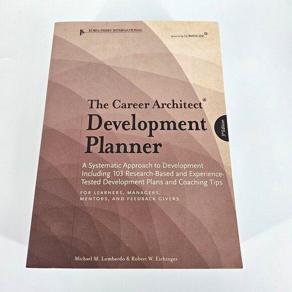 Career Architect Development Planner Coach Mentor Paperback Lombardo Eichinger - Picture 1 of 14